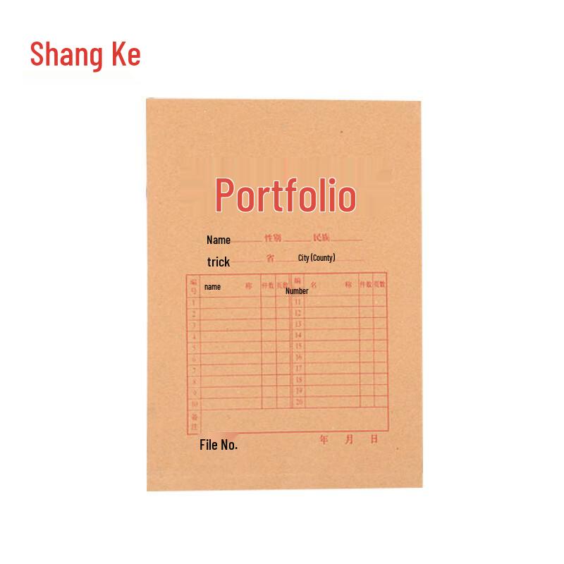 Kraft Paper File Organizers