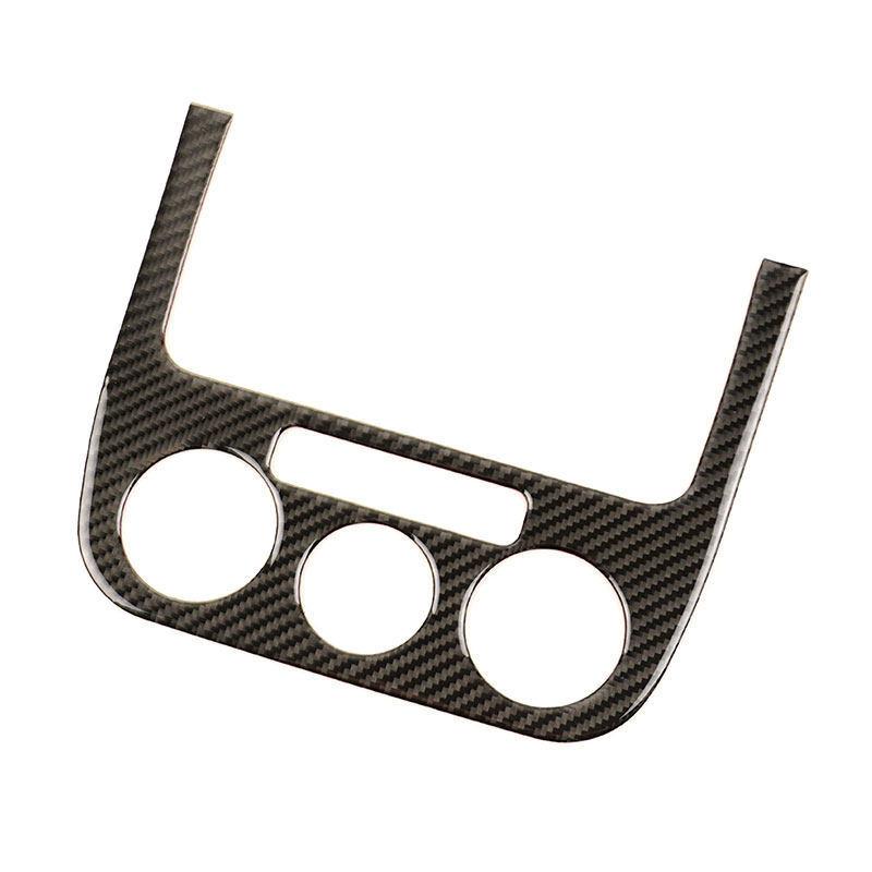 Car Accessories Interior Central AC CD Adjust Control Panel Frame Trim For VW Golf 5 MK5 R32 GTI Plus Variant Jetta V 2006-2010