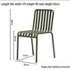 Nordic Wrought Iron Outdoor Table and Chair Set for Balcony, Garden, and Café