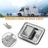 Toolbox Lock Stainless Steel Door Trailer Latches Handle Welds Screw Paddles Key