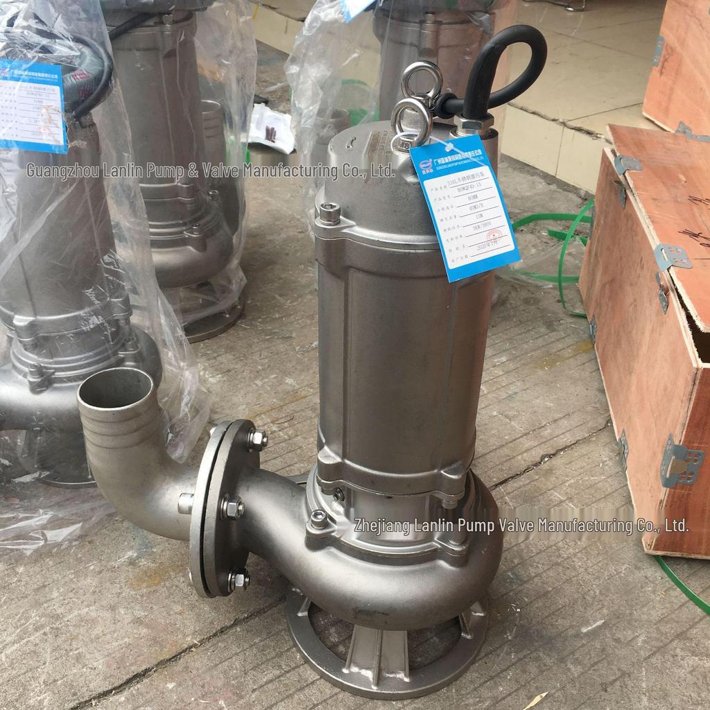 All Stainless Steel Submersible High-Temperature Sewage Pump - Acid, Alkali, and Corrosion Resistant