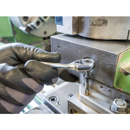 Hazet Bit Set with Ratchet Handle, 6.35mm (1/4") Drive, 33-Piece Set [Officially Imported from Japan] 863MBIT/33