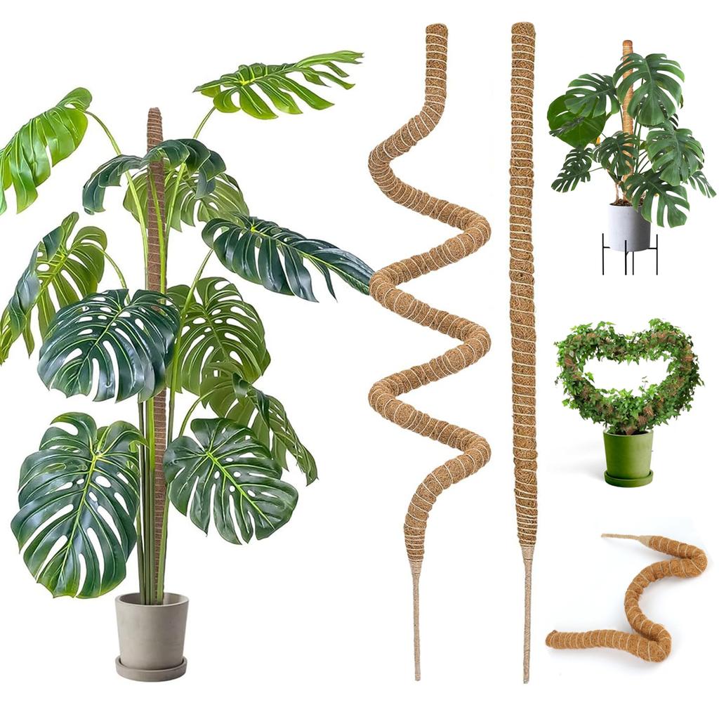 Moss Pole for Plants 31 Inch Monstera Plant Support Stakes Climbing Outdoor Potted Plants Indoor Plants Trellis Moss Pole
