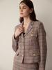 Freaks By Kimtaehoon [Tweed Suit] Wool Tweed Pocket Detail Single Jacket_Takisada Nagoya Slab Tweed