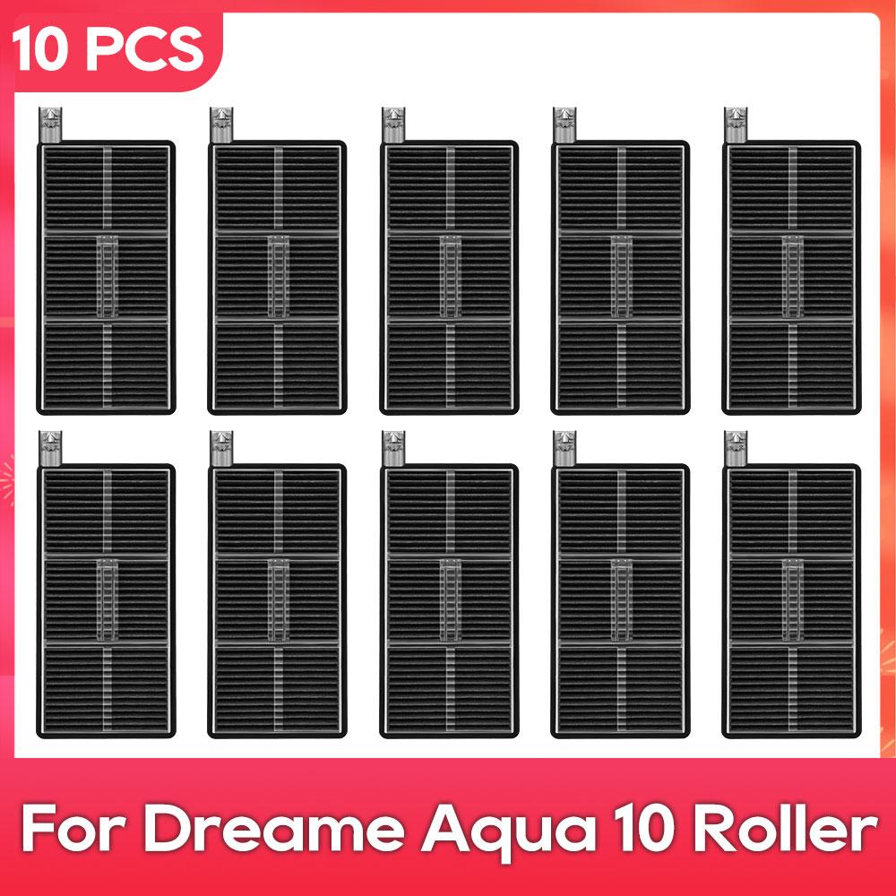 Fit For ( Dreame Aqua 10 Ultra Roller Complete, Aqua 10 Ultra Track ) Parts Accessories Main Side Brush Filter Mop Dust Bag
