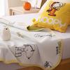 SNOOPY Sommer Strickdecke