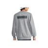 Skechers Colorful Casual Series Printed Letter Crew Neck Pullover Sweatshirt Men Sweatshirt Light-Gray L323M099-004F