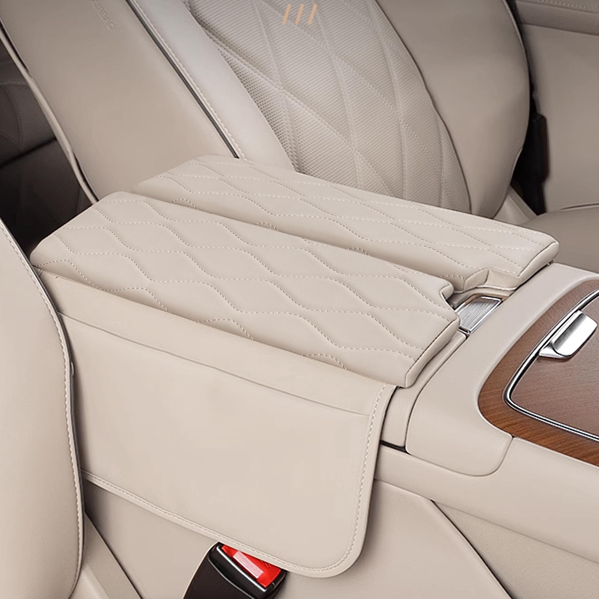 

Storage Bag & Armrest Cover for Raising Hongqi S9 Center Console Height