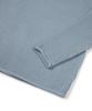 WEST GRAND BOULEVARD French Oversized Raglan Ribbed Cotton Knit Baby Blue