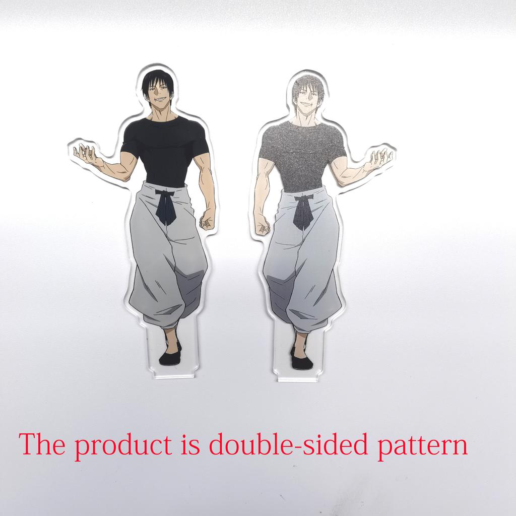 15cm Jujutsu Kaisen Acrylic Medium Stand Itadori Yuji Satoru Gojo Figure Ornaments Homo Creative Boys Gifts Toys Doll