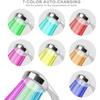 7 Colors Changing LED Shower Head Rainfall Shower Sprayer Water Saving Showerhead Bathroom Accessories Replacement Shower Head