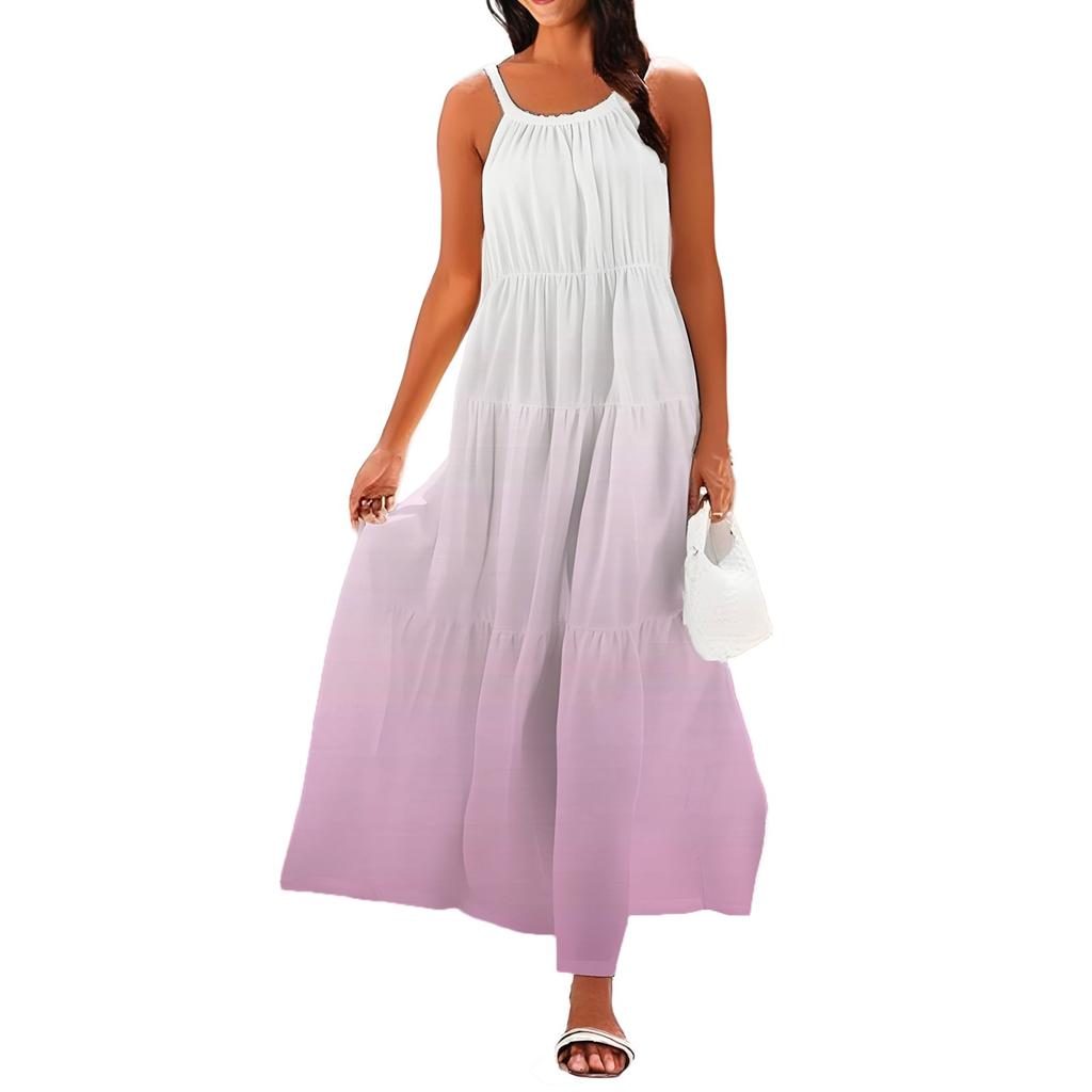 Women's Summer Casual Fashion Suspender Sleeveless Dress