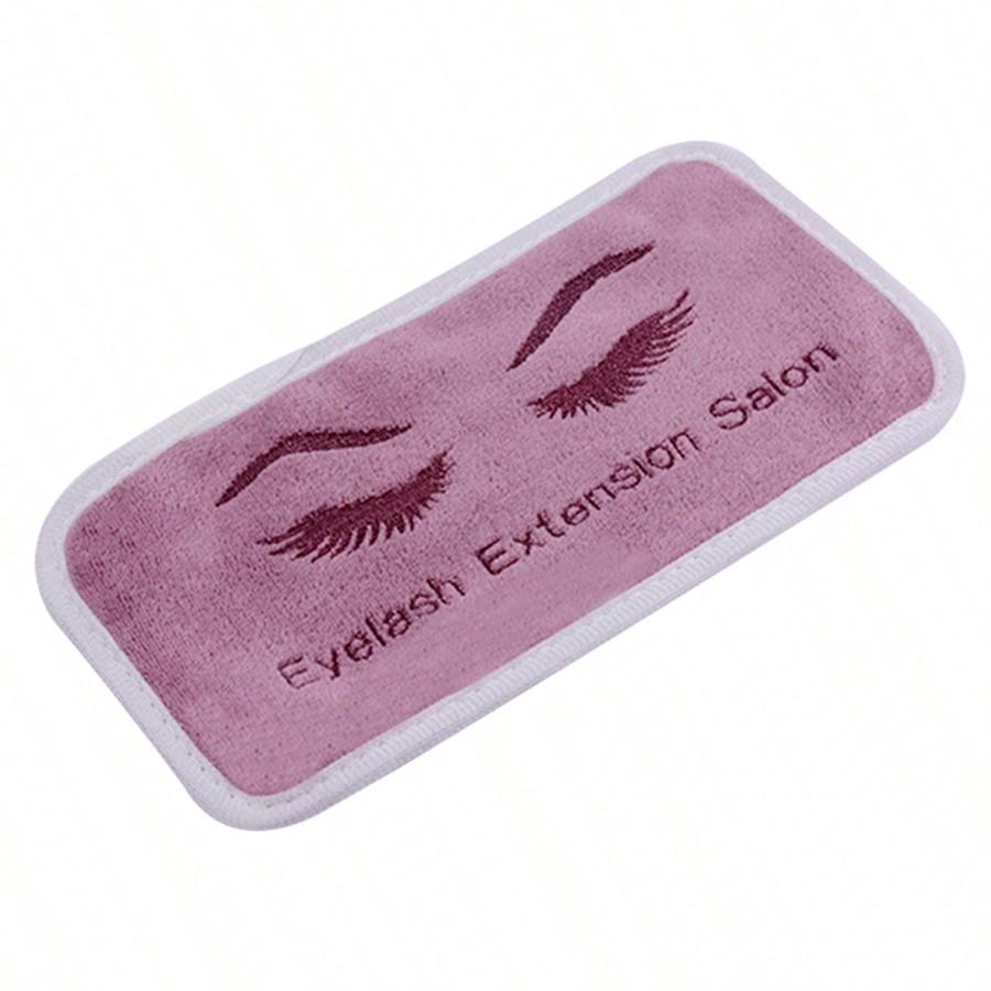 1pc Professional Eyelash Extension Forhead Soft Towel Sticker Stand Grafted Eyelash Pads Tray Pallet Lash Holder Beauty Salon Accessories Tool