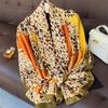 180*90cm muffler fashion Luxury Brand Scarf Women New Style Fashion Color Matching Print Silk Lady Popular Headcloth Beach Shawl