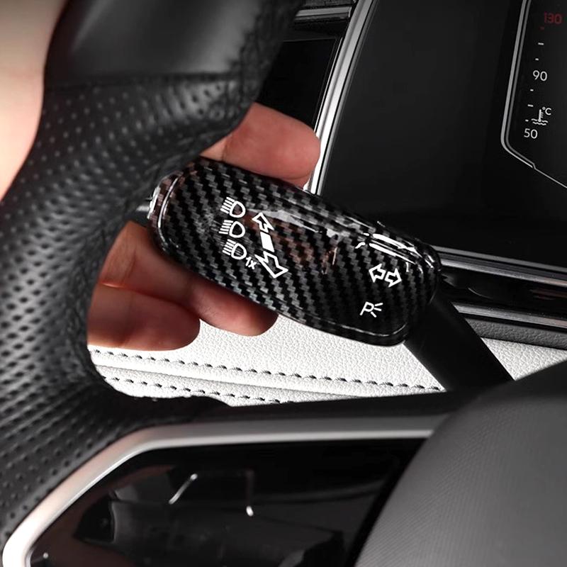 Car Steering Wheel Turn Signal Wiper Switch Lever Cover For VW Tayron X Tiguan L Lavida Passat Magotan Polo Golf 7 Golf 8 Jetta