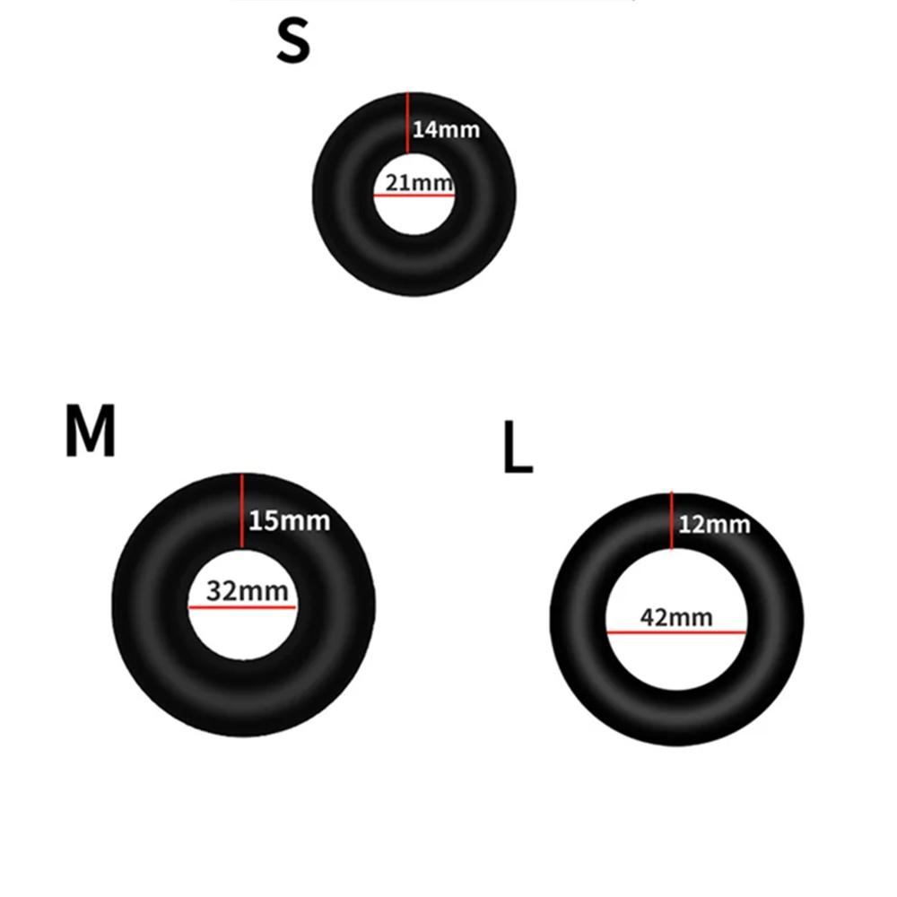 Sexy Liquid Silicone Cock Rings Penis Lasting Erection Adult Games Sex Toys for Men Scrotum Testis Restraint Delay Ejaculation