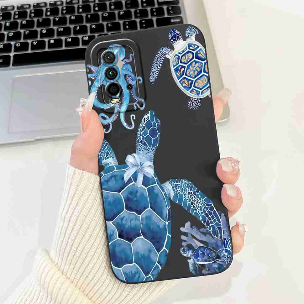 For Xiaomi Redmi 9T 6.53" Case Cute Colorful Butterfly Love Soft Silicone TPU Cover For Redmi 9T Redmi 9 Power Phone Shell Bags