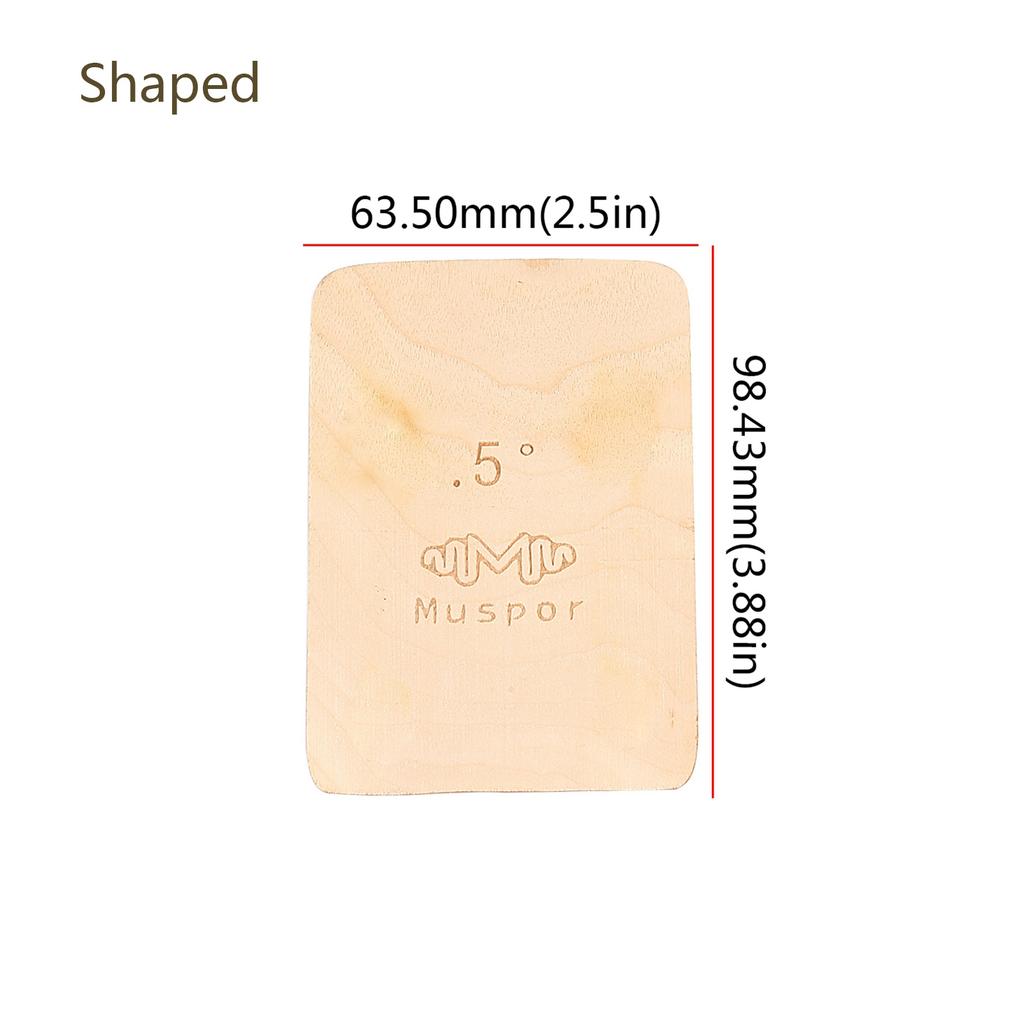 Muspor 3Pcs Guitar Neck Shims Portable Bass Neck Plate Tool Solid Maple Wood Guitar Neck Shim Protection 0.250.51 Degree