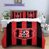 Hapoel Jerusalem Pattern Bedding Set Quilt Cover Pillowcase Home Decor Gift (1 * duvet cover + 2 * pillowcase, without core)