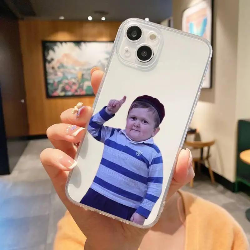 Funny Babaite Hasbulla Phone Case for iPhone 16 11 12 13 14 15 Pro Max Mini SE 7 8 Plus Funda Shockproof Transparent Phone Cover