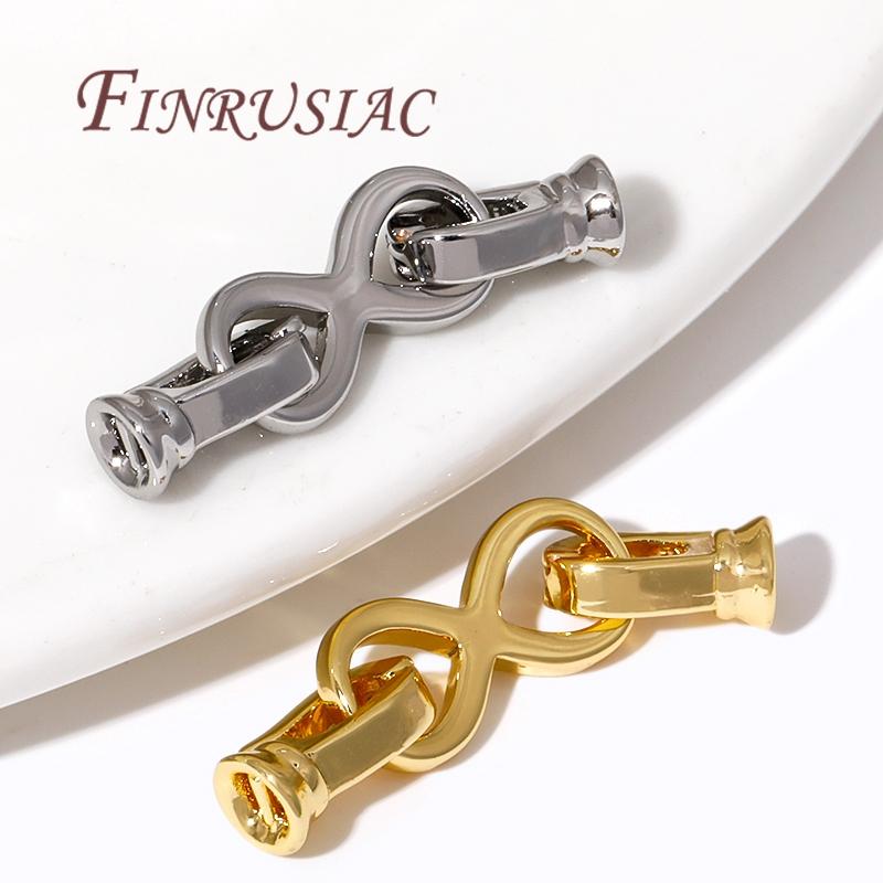 18K Real Gold Plated Connector Clasps For Jewelry,Fastener Clasps For Necklaces,DIY Jewelry Making Supplies,Bracelets Clasp
