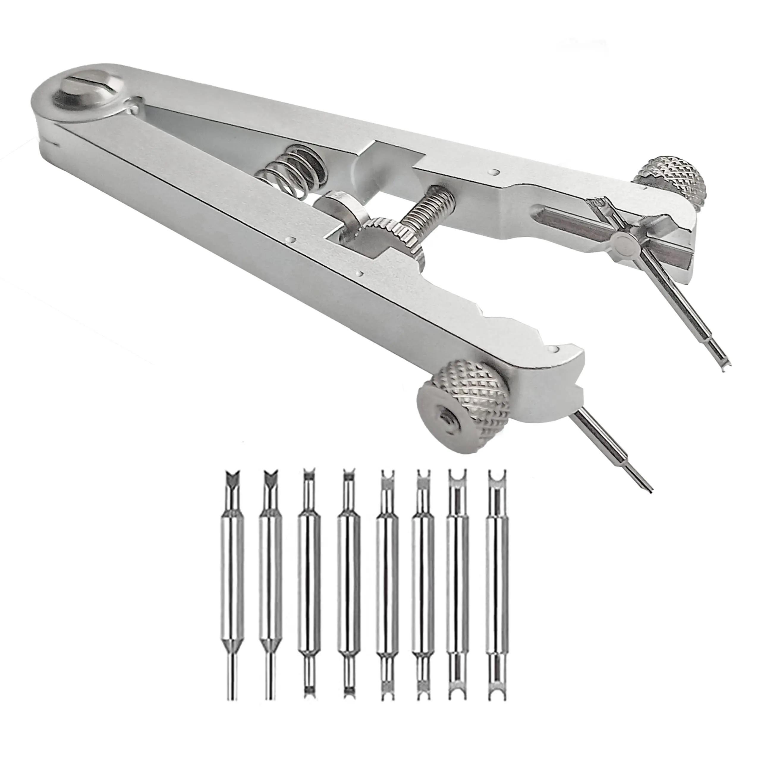 

Watch Pliers Watch Spring Bar Plier Tool Kit Tweezer Removal Strap with Screw Adjustment Length Size Replacement Repair Fix Set