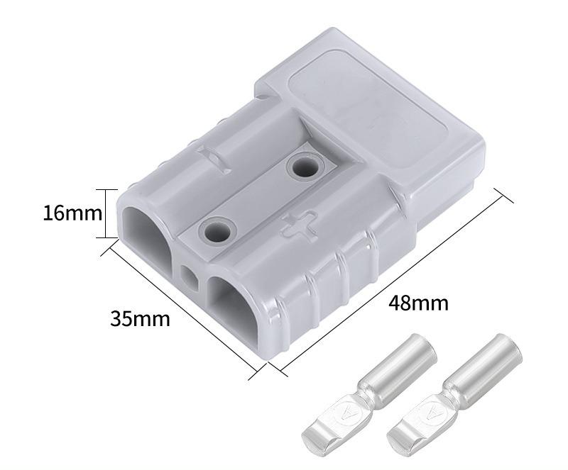 For Solar RV Car Equipment 50A Anderson Style Plug DC Connector Battery Charger Power Tool Electronic Accessories