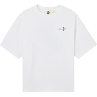 Levis Comfortable Casual Letter Round Neck Short Sleeve T-Shirt Men Tops White 004GM-0004