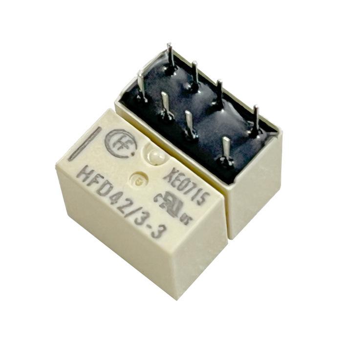 Hongfa HFD42 Series Through-Hole Latching Relay (Models: HFD42-3, 5, 12, 24-3) - Brand New