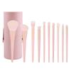 26-Piece Professional Pink Makeup Brush Set: Powder, Eyeshadow & Detail Brushes