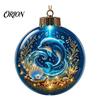 Einzigartige Meeresleben Weihnachtsgeschenke Ozean Kugel Ornament, Klar Acryl Leuchtender Seestern Feiertags Tischdeko Hängende Dekoration für Weihnachten