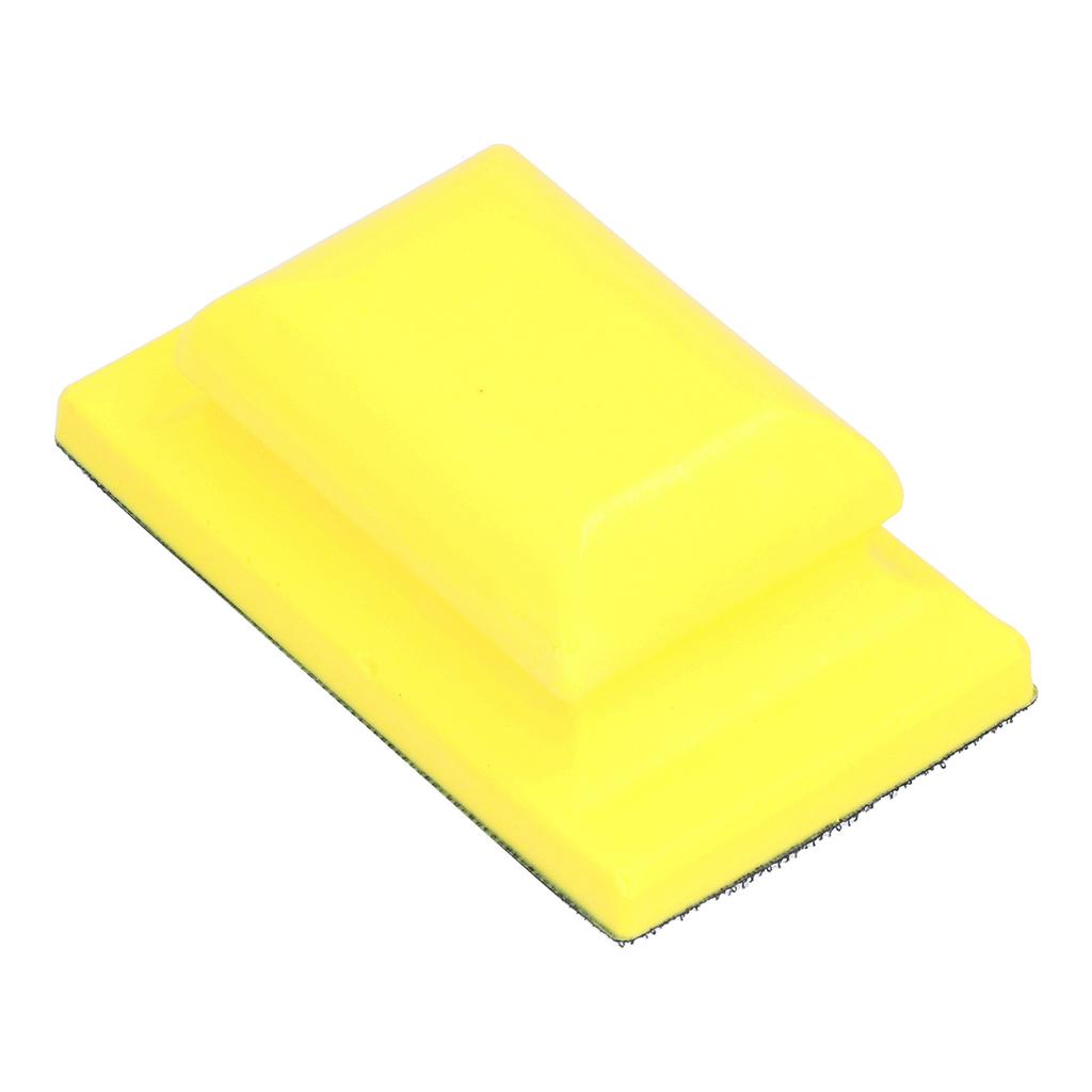 Pad de șlefuire manuală Pătrat Bloc de șlefuitor din spumă PU cu scai Accesorii pentru lustruirea lemnului