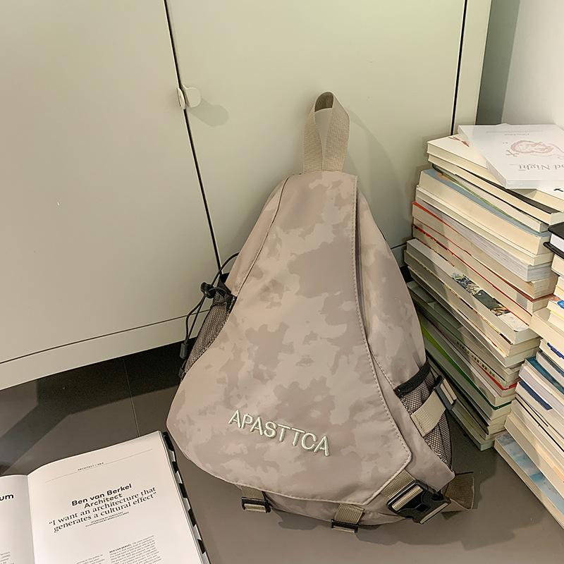 

Школьный рюкзак, нагрудная сумка, парный, трендовый, крутой, контрастных цветов, для активного отдыха, для велоспорта, для альпинизма, многоцелевая, универсальная сумка-мессенджер, задний