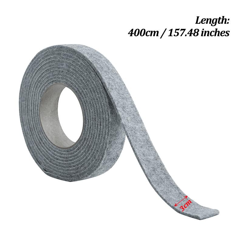 4M Window Glass Absorbent Sticker Felt Door Windows Soundproof Sealing Strip Sink Wall Absorb Water Sticker Furniture Leg Pad