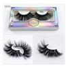 RED SIREN Fluffy Mink Lashes 25mm 27mm Long Thick 3d Mink Eyelashes Maquillaje