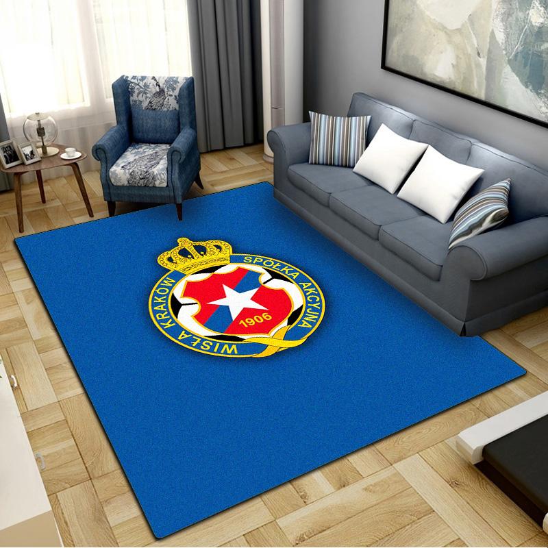 Wisła Kraków Carpet Rug for Living Room Bedroom Home Sofa Decoration, Kids Play Non-slip Floor Mat