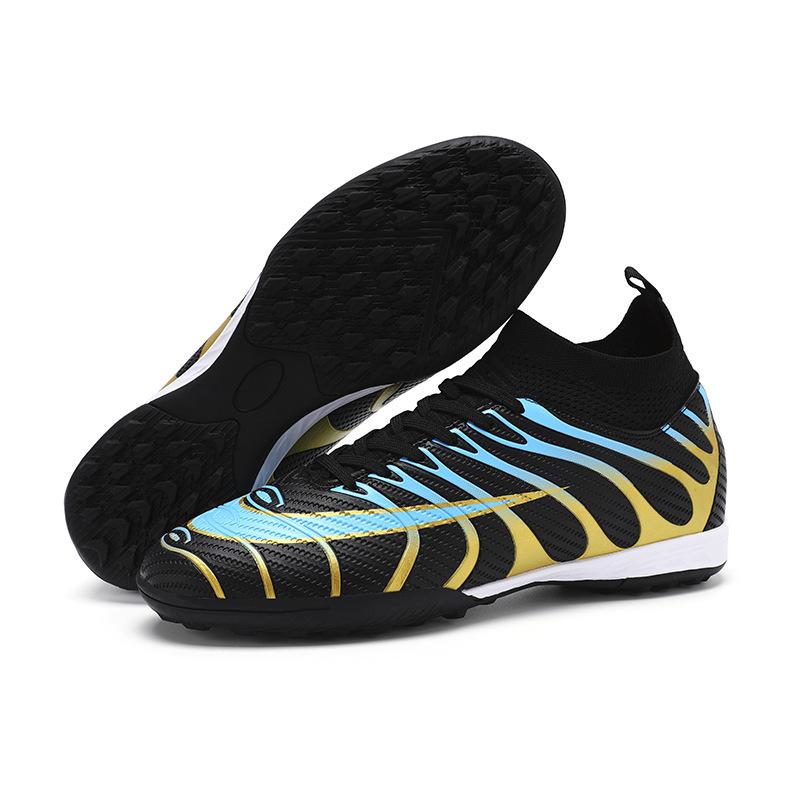 Football Shoes Men's and Women's TF Broken Nails Competition Sports Training Shoes Youth Students Ground Spikes Running Shoes