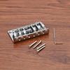 Metal Fixed Hardtail Saddle Bridge for 6 String Electric Guitar Accessories