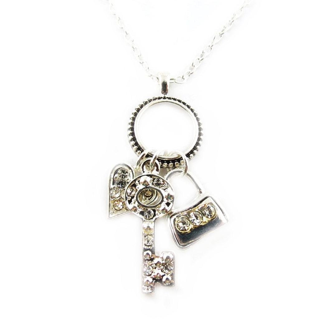 Les Trésors De Lily [F8013] - Naszyjnik Projektancki 'Cunégonde' Srebrny