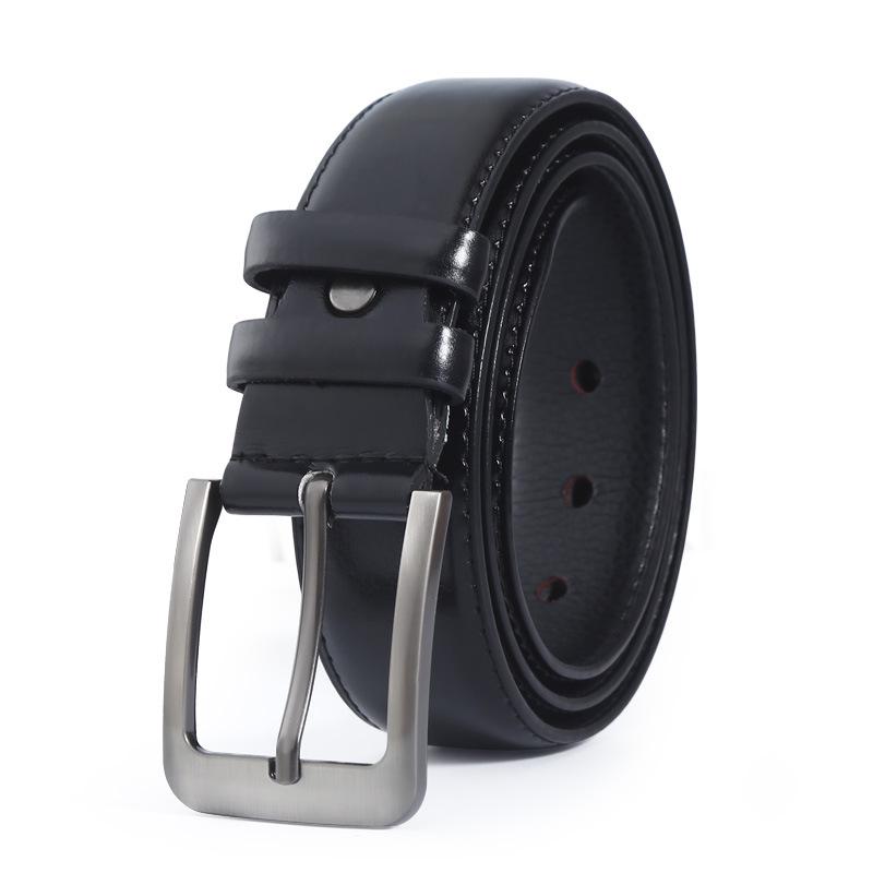 Men's Alloy Pin Buckle PU Leather Casual Jeans Belt