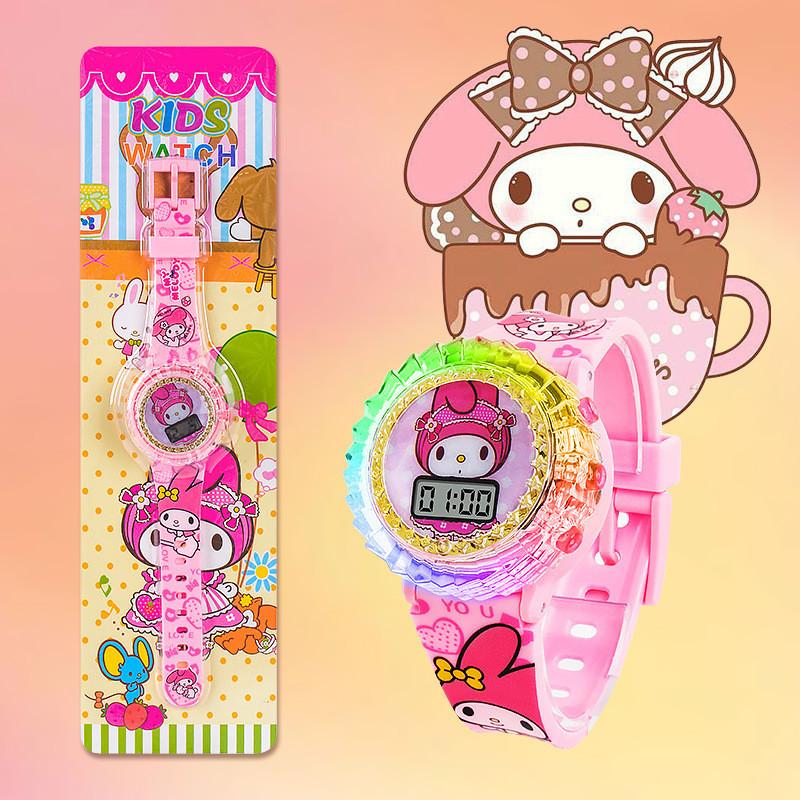 Kinder Cartoon LED Uhr mit Iron Man Batman Frozen Hello Kitty Design für Schulkinder