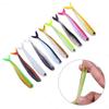 10 Pack Realistic Split Tail Soft Lures, Multi-color Mixed Swim Baits, Soft Fishing Baits, Universal Angling Accessories for Outdoor Fishing