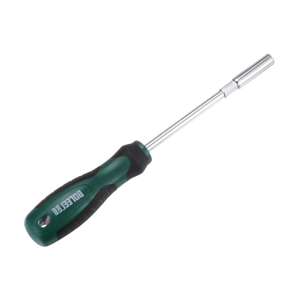 1/2 Pcs Metric Nut Driver CR-V Non-Magnetic Tip Hollow Shafts Hex Socket Screwdriver with Non-Slip Handle for Automobile Repair