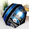 Grêmio FBPA  pattern, automatic folding umbrella, portable and foldable design, 8 ribs, a Christmas or birthday gift.