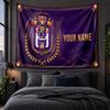 Personalized Tapestry Wall Hanging Anderlecht FC Logo Pattern Art Background Cloth