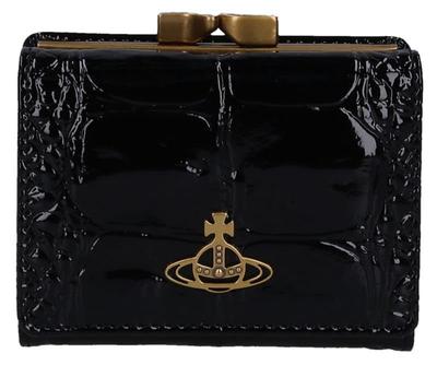 Peněženka PATENT CROC [Vivienne Westwood] Trojitá [položka]
