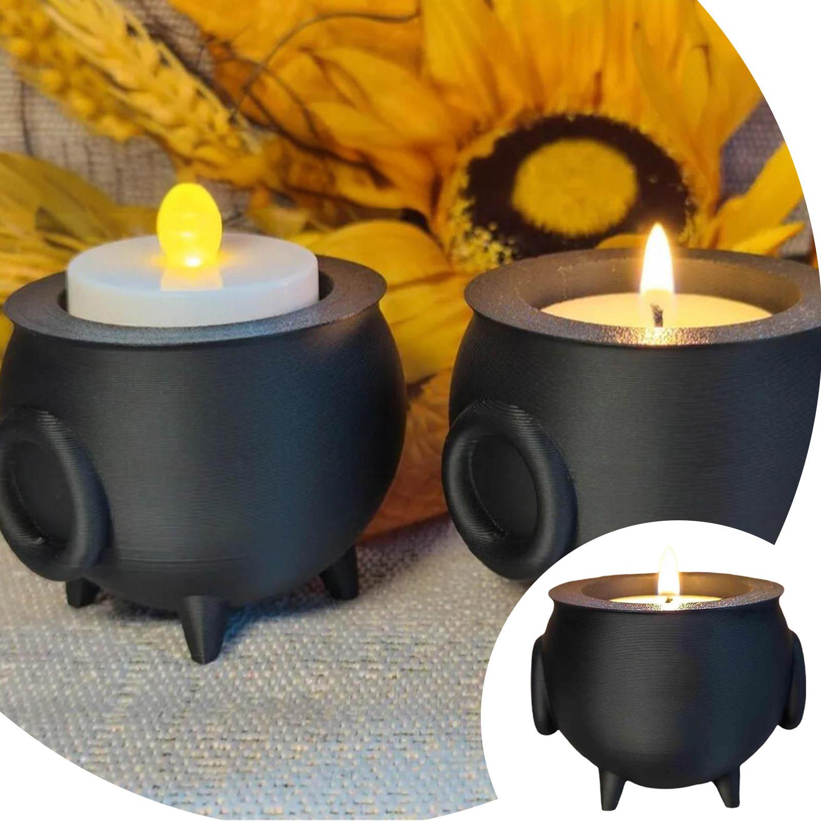 

Candlestick For Halloween Witch Themed Party Accessories Candle Holder Decor For Halloween Party Decoration One Size чёрный
