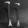 Multifunctional Crowbar Tool with No-Slip Grip Steel Nail Extractor Cats Paw Pry Bar for Home Remolding & Woodworking