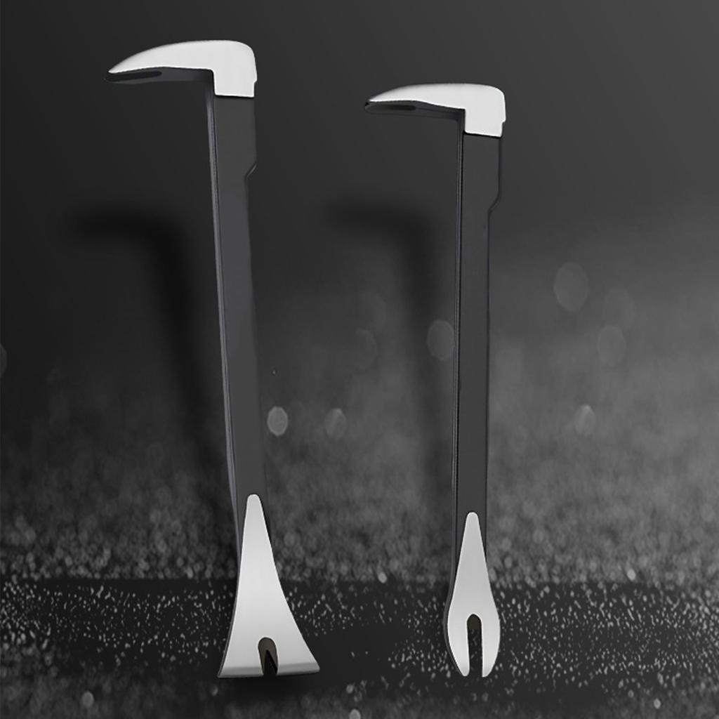 Multifunctional Crowbar Tool with No-Slip Grip Steel Nail Extractor Cats Paw Pry Bar for Home Remolding & Woodworking