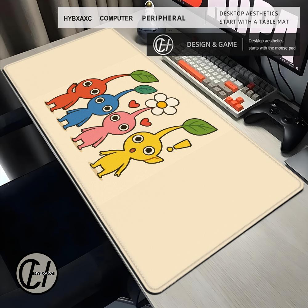 Classic Animation PPikmin Mouse Pad Cute Hd Desk Mat Extended Gaming Keyboard Mat Large 90x40 Pikmins Creative Cartoon Mousepad